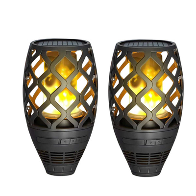 เพลงควบคุมโดยแผงโทรศัพท์ ลำโพงพลังงานแสงอาทิตย์ไร้สาย HD Audio Solar Speaker