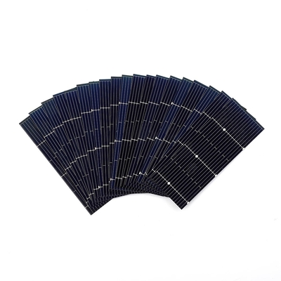 52 * 19 มม. 0.5V 0.24W เครื่องชาร์จแผงเซลล์แสงอาทิตย์ระบบ Monocrystalline สำหรับแบบพกพาไฟฟ้าโซลาร์เซลล์