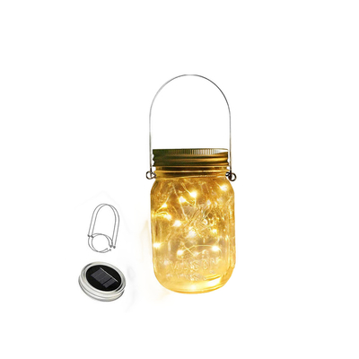 ไฟตกแต่งหิ่งห้อยตกแต่งสวนกลางแจ้งคริสต์มาสแขวน LED Solar Fairy Lights