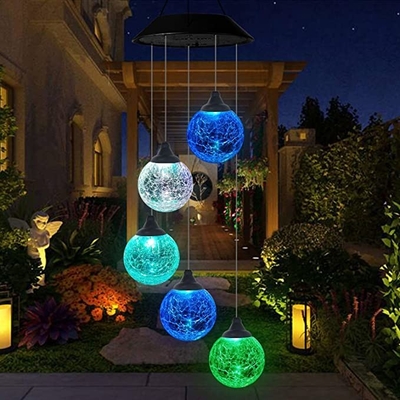 RGB เปล่งสีไฟสวน LED พลังงานแสงอาทิตย์ตกแต่งกลางแจ้งแบบพกพา