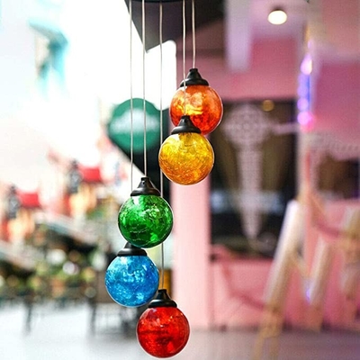 RGB เปล่งสีไฟสวน LED พลังงานแสงอาทิตย์ตกแต่งกลางแจ้งแบบพกพา