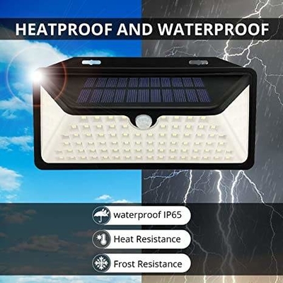 240V Motion Sensor โคมไฟติดผนัง LED พลังงานแสงอาทิตย์แบบไร้สายภายนอกโคมไฟติดผนัง