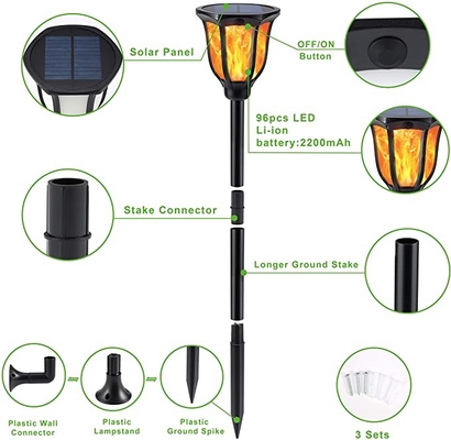 WINXU ลานลานสวนไฟ LED พลังงานแสงอาทิตย์แขวนหรือโต๊ะรับประทานอาหาร 3.7V 2000mAh