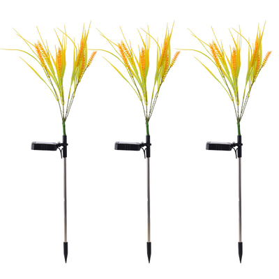 ไฟสวน LED พลังงานแสงอาทิตย์กันน้ำกลางแจ้ง 2700K นำแสงข้าวสาลี Ra 60