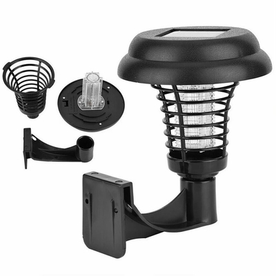 Garden Lawn Pest Control MPPT Solar Powered ไฟ LED ติดผนัง Bug Zappers