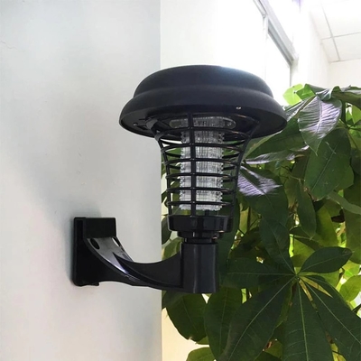 Garden Lawn Pest Control MPPT Solar Powered ไฟ LED ติดผนัง Bug Zappers
