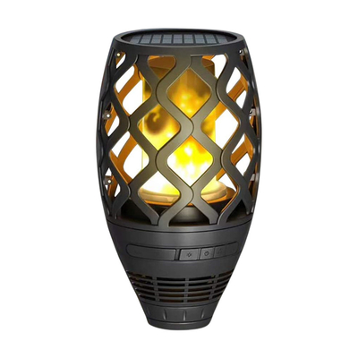 ไฟ LED ลำโพงพลังงานแสงอาทิตย์ในร่มและกลางแจ้งพร้อมลำโพง TWS IP65