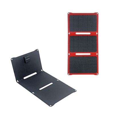 10w 14w 21w เครื่องชาร์จพลังงานแสงอาทิตย์แบบพับได้เครื่องชาร์จ USB 52g