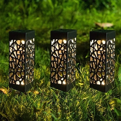 Led Hollow Solar Landscape Path ไฟสวนกลางแจ้ง IP65 6000K