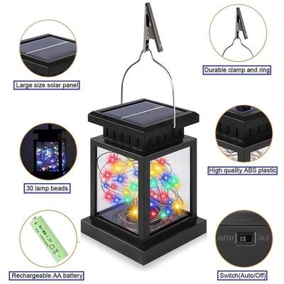 สนามหญ้าตั้งแคมป์กลางแจ้ง Palace โคมไฟสวนพลังงานแสงอาทิตย์ IP65 Ambient Courtyard Solar Lights