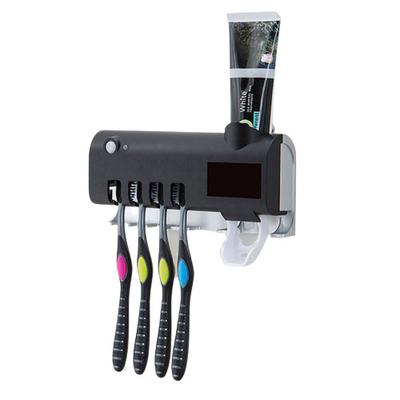 Body Sensing Uvc ที่ใส่แปรงสีฟันมินิแปรงสีฟันอัลตราไวโอเลตฆ่าเชื้อโรค DC5V 1200mAh