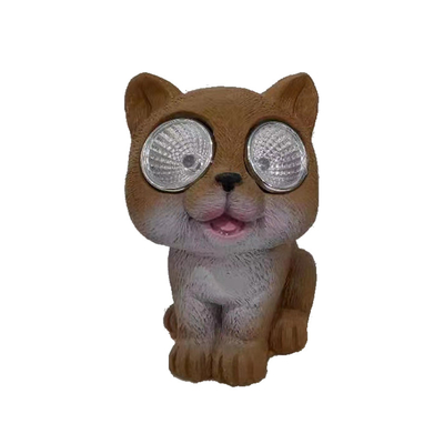 ความหนา 2.8mm/3.2mm 4w Solar Light Crafts Solar Resin Light Solar Animal Model Night Light