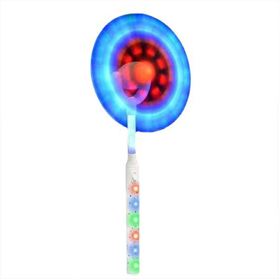 Color Flash LED Rainbow Spinning Toy Solar Windmill Light สำหรับวันฮาโลวีน, Christmas