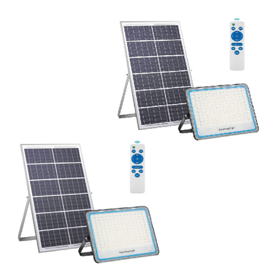 3.7V ไฟ LED พลังงานแสงอาทิตย์น้ำท่วม 360LED 6500K ไฟพลังงานแสงอาทิตย์ 200w Ip67