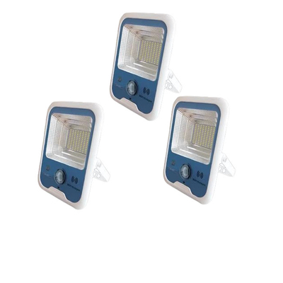 3000 ~ 6000K ไฟ LED น้ำท่วมพลังงานแสงอาทิตย์ที่สว่างที่สุด IP65 Protection Solar Cool White Floodlight