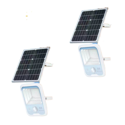 น้ำท่วมไฟ LED พลังงานแสงอาทิตย์สีขาวเย็น IP 65 ป้องกัน LVD ใบรับรอง RoHS