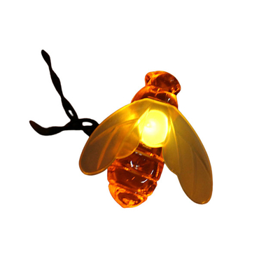 คริสต์มาสไฟสตริงผึ้งพลังงานแสงอาทิตย์ / LP65 Bee Solar Fairy Lights