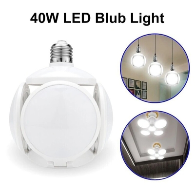 โคมไฟยูเอฟโอฟุตบอล LED แบบปรับได้ E27 40W สำหรับการศึกษาในห้องนอน