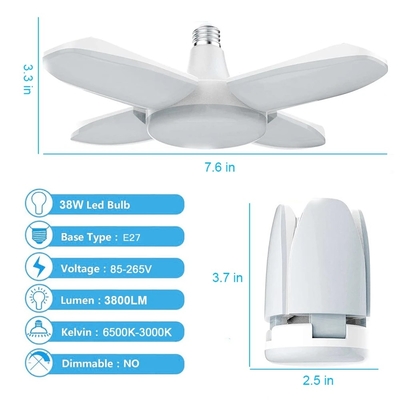 28W LED Industrial Bulb โคมไฟตั้งโต๊ะแบบพับได้สำหรับห้องนั่งเล่นในบ้าน
