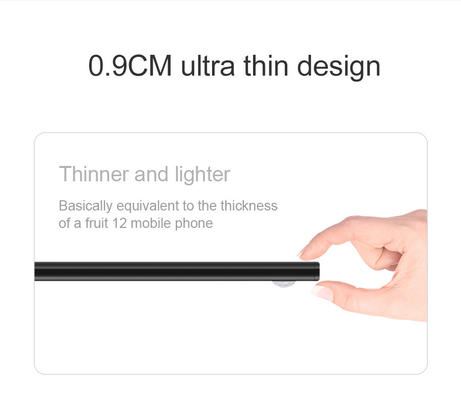 20 ซม. 30 ซม. 40 ซม. 60 ซม. ไฟ LED บางพิเศษไร้สายแบบชาร์จ USB ได้