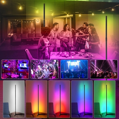 SMD5050 RGB Solar LED Flood Lights Decor โคมไฟตั้งพื้นในร่ม