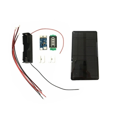 เครื่องชาร์จพลังงานแสงอาทิตย์ขนาด 80 * 45 มม. Polycrystalline 5V 60MA สำหรับการผลิตไฟฟ้าขนาดเล็ก