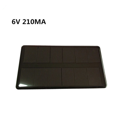 เครื่องชาร์จพลังงานแสงอาทิตย์ขนาด 80 * 45 มม. Polycrystalline 5V 60MA สำหรับการผลิตไฟฟ้าขนาดเล็ก
