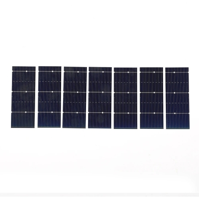 52 * 19 มม. 0.5V 0.24W เครื่องชาร์จแผงเซลล์แสงอาทิตย์ระบบ Monocrystalline สำหรับแบบพกพาไฟฟ้าโซลาร์เซลล์