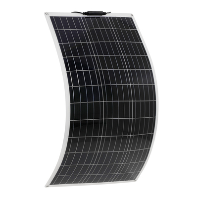 เครื่องชาร์จแบตเตอรี่ชุดแผงโซลาร์เซลล์ 200W สำหรับเซลล์แบบยืดหยุ่นแบบพกพาแบตเตอรี่ 12V