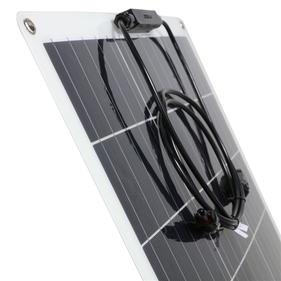 เครื่องชาร์จแบตเตอรี่ชุดแผงโซลาร์เซลล์ 200W สำหรับเซลล์แบบยืดหยุ่นแบบพกพาแบตเตอรี่ 12V