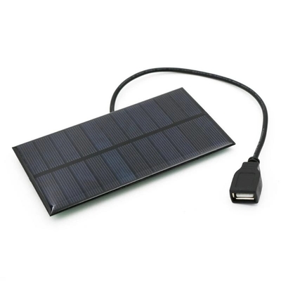 1.65W เครื่องชาร์จพลังงานแสงอาทิตย์แผงโซลาร์เซลล์ 76*133 มม. เอาท์พุทพลังงานแสงอาทิตย์ชาร์จสำหรับโทรศัพท์มือถือตั้งแคมป์กลางแจ้งอุปกรณ์ชาร์จ USB