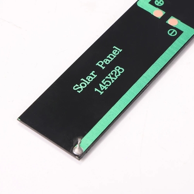 0.5W 2.5V 145*28mm เครื่องชาร์จแผงโซลาร์เซลล์แบบพกพากลางแจ้งสำหรับ Power Bank