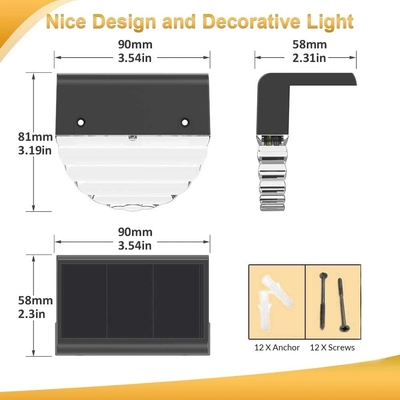 IP44 ไฟสวน LED พลังงานแสงอาทิตย์แบบกันน้ำ 8-10 ชั่วโมงเวลาทำงานขนาดเล็ก